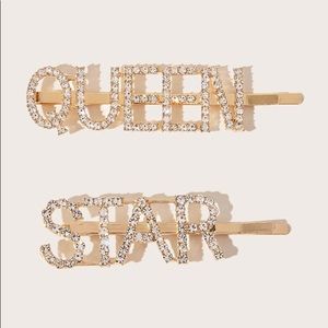 Queen & Star hair pins